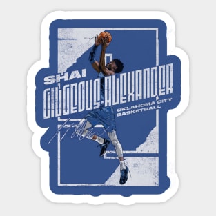 Shai Gilgeous-Alexander Oklahoma City Stretch Sticker